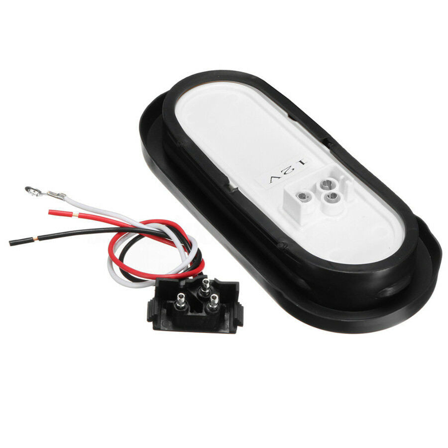2x 6'' Durable 24LED Sealed Red Lens Stop/Turn Signal/Tail  Reverse Light Bar