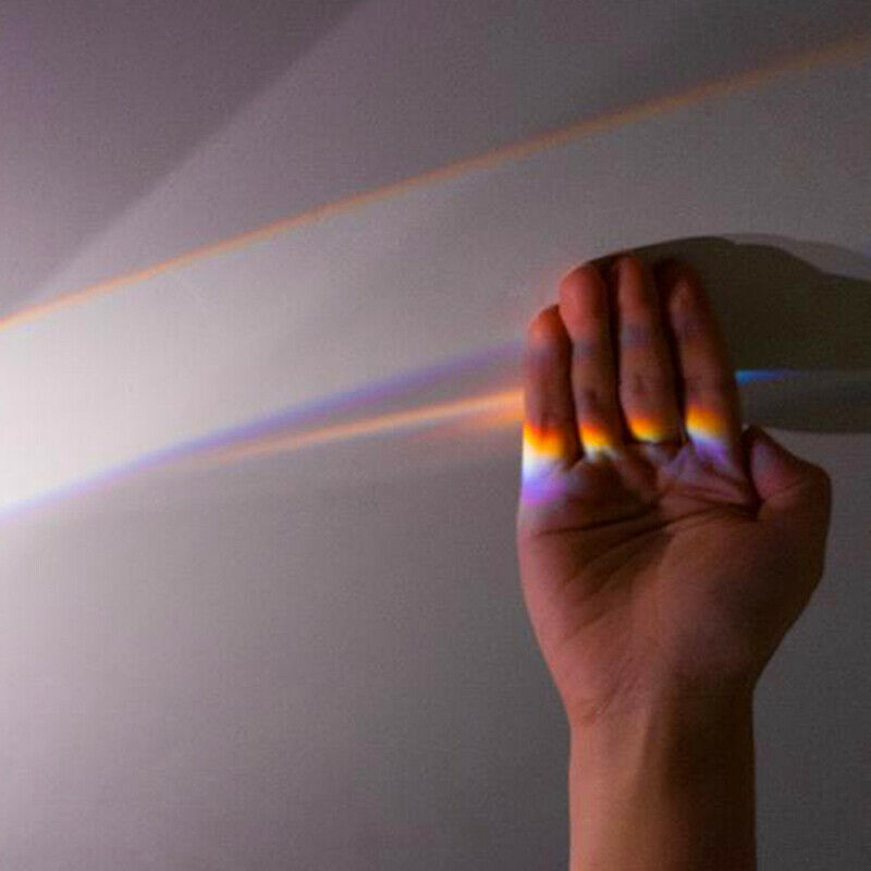 30*30*60mm Triangular Prism BK7 Optical Prisms Glass Physics Teaching Ref.l8