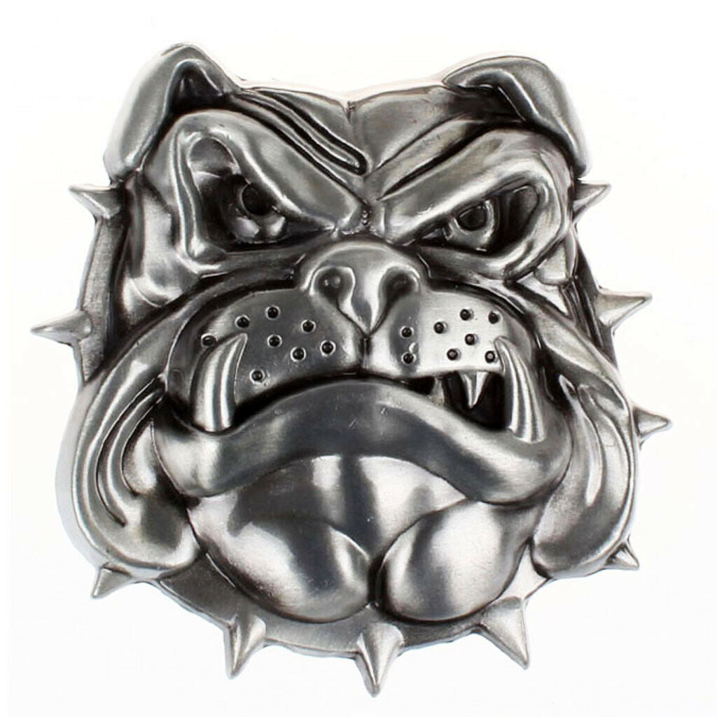 Retro Dog Head Pattern Rodeo Belt Buckle Cowboy Western Fashion Belt Buckle