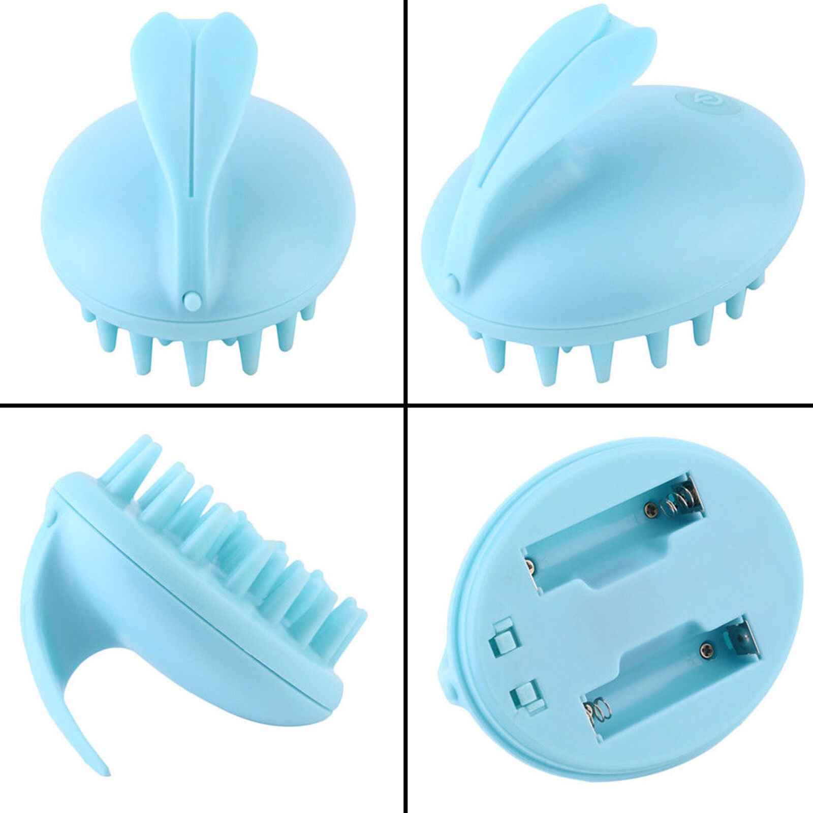 Electric Scalp Hair Head Neck Massager Waterproof Shampoo Brush Vibrating Hot