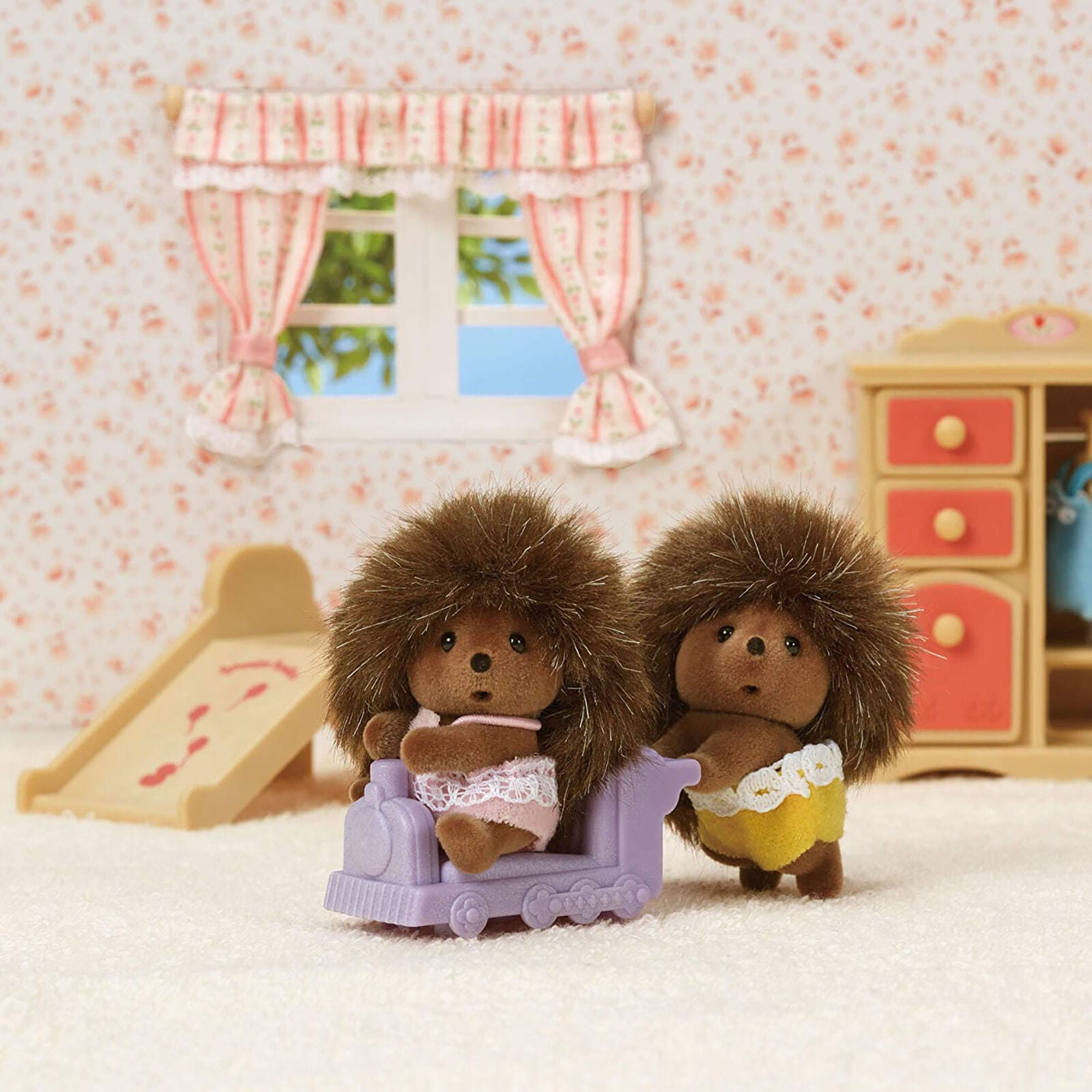 Sylvanian Families Hedgehog Twins Figures Set 5424 Role Play Age 3+