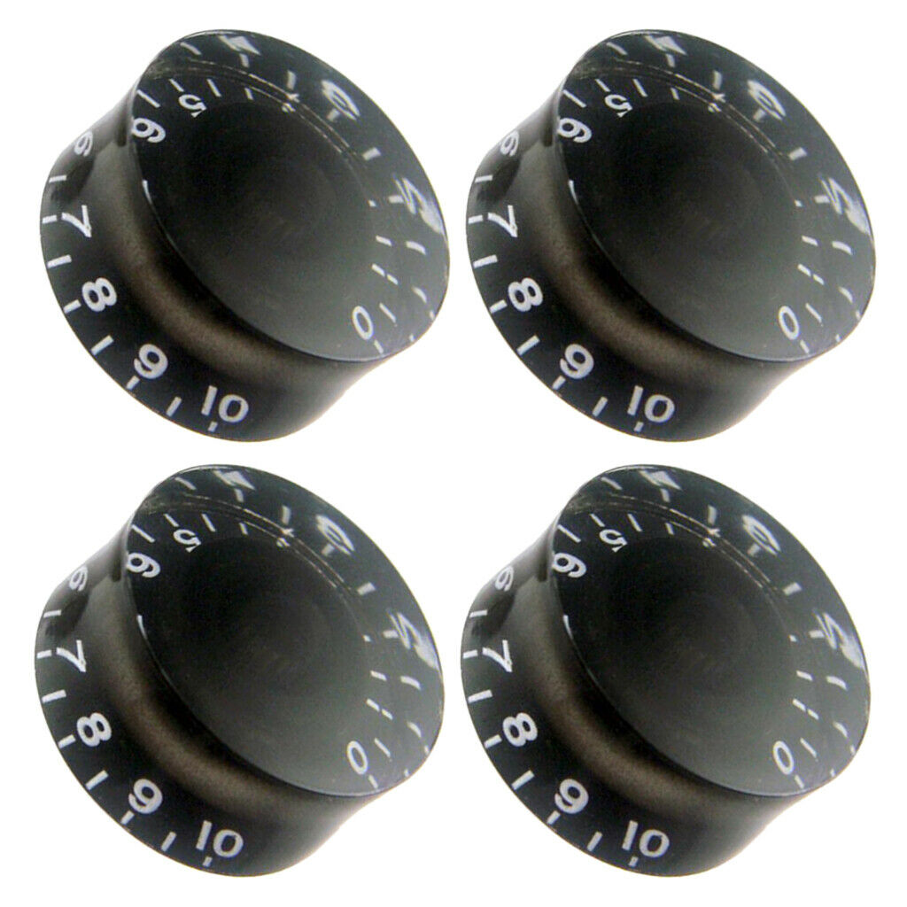 4pcs Speed Knobs Guitar Tone Volume Control Knobs for Gibson LP Electric Guitar