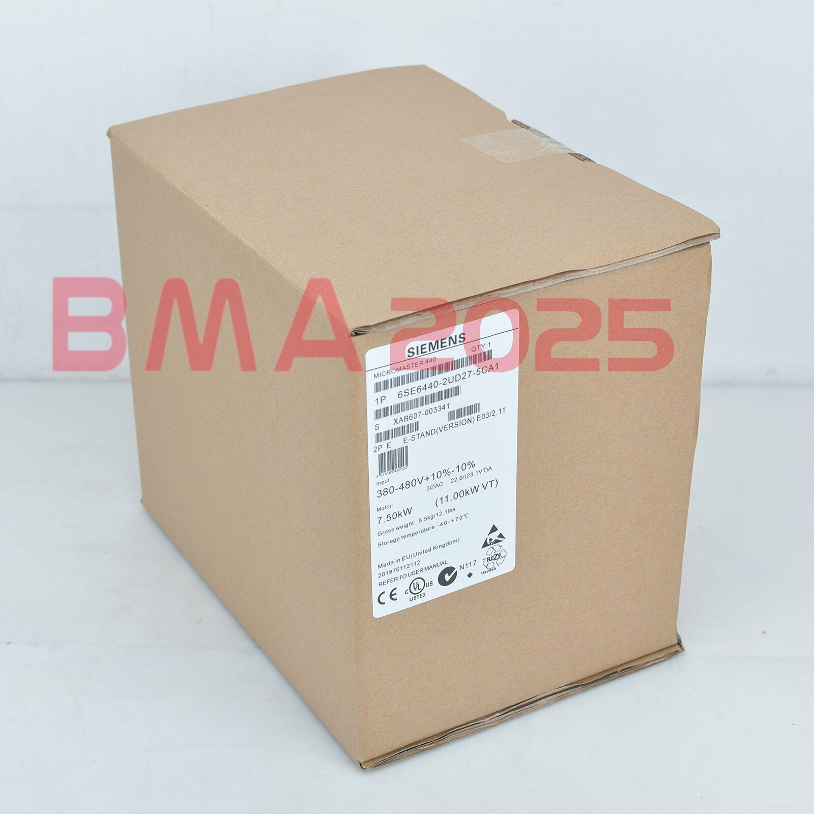 1PC New 6SE6440-2UD27-5CA1 6SE6 440-2UD27-5CA1 1year warranty DHL free Ship SM9T