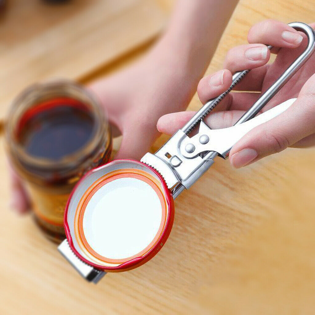 Manual Can Opener Adjustable Stainless Steel Bottle Jar Opener for Home Bar