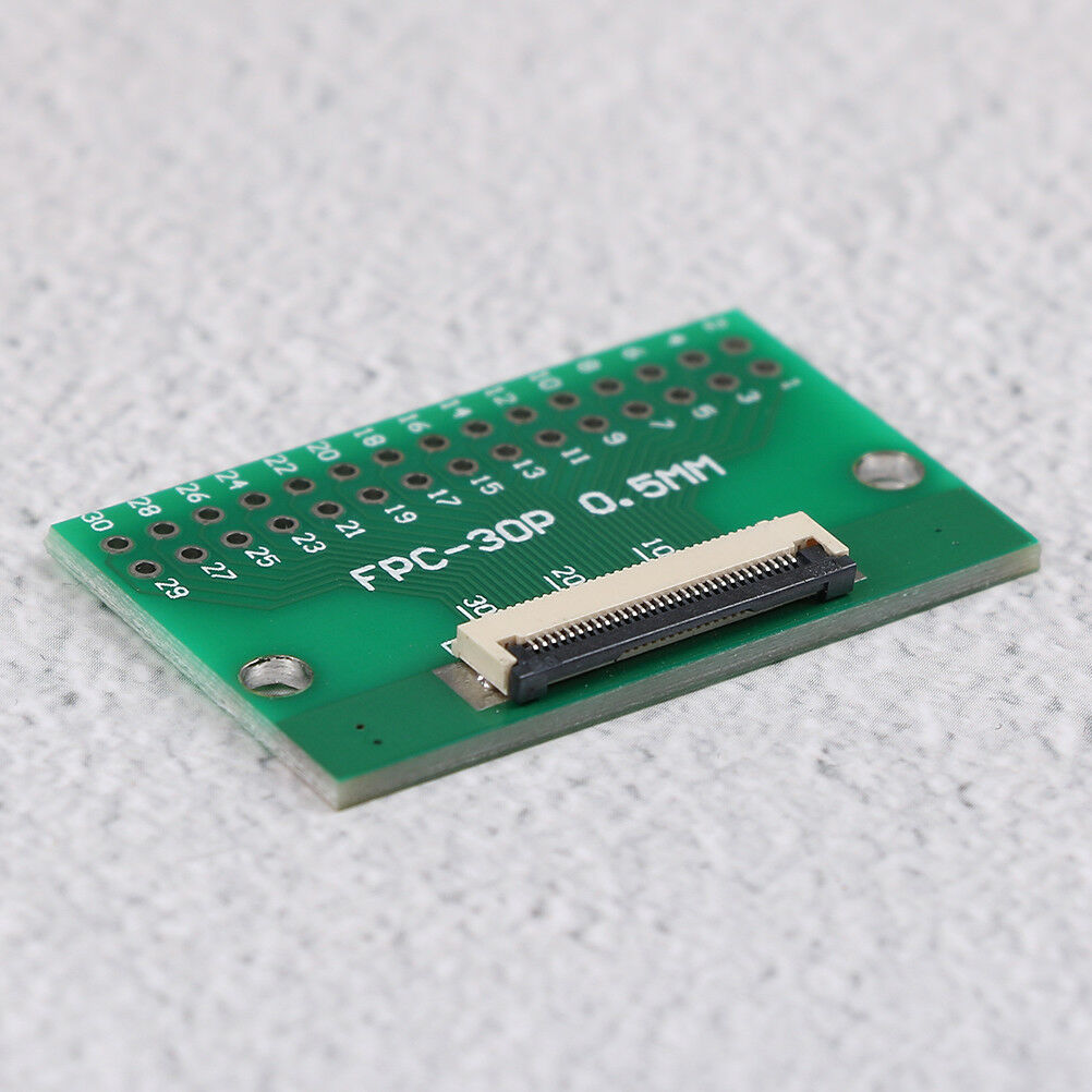 1Pcs 30 pin 0.5mm FFC FPC to 30P DIP 2.54mm PCB converter board adapter .l8