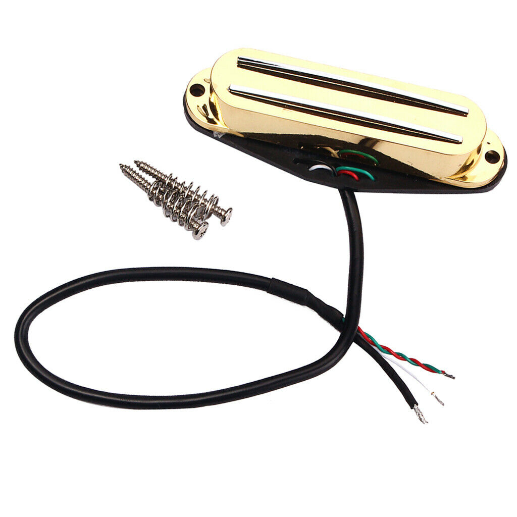 4 Conductor Dual Rail Humbucker Pickup for ST Electric Guitar Bass Parts