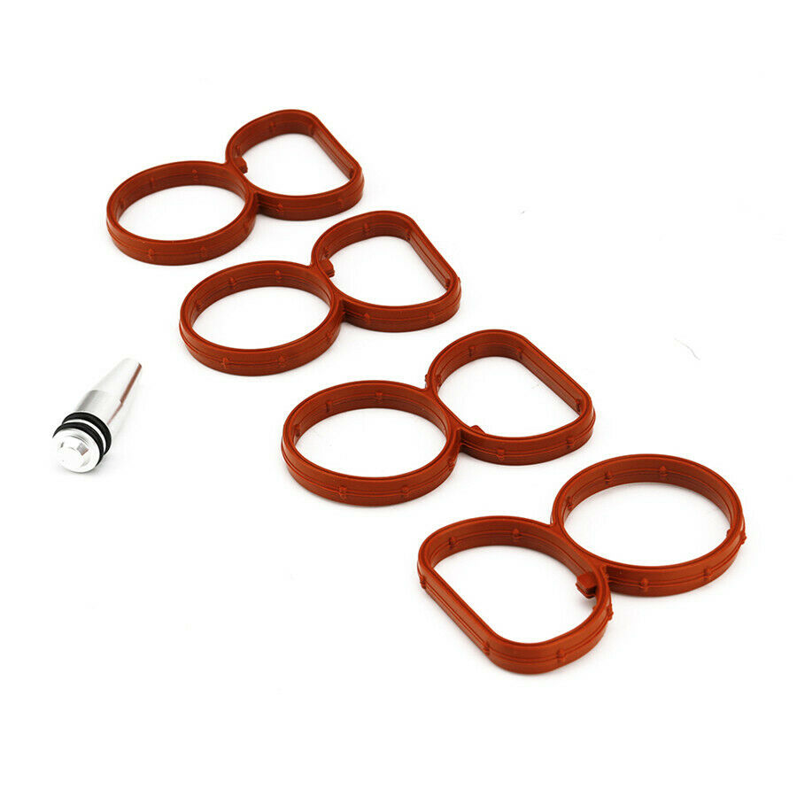 Swirl Flap Flaps Plug Blank Removal Replacement with Gaskets Kit for BMW N47