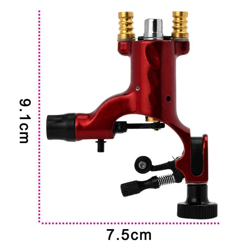 Dragonfly Rotary Tattoo Motor Machine Tool with Grip for Liner Shader Red