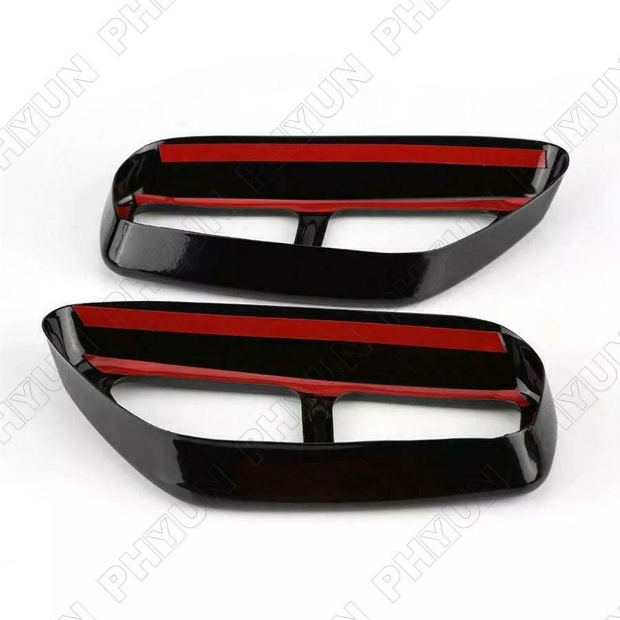 For 2017-18 BMW 5 Series G30 G31 Dual Exhaust Pipe Tip Covers Stainless Steel 2x