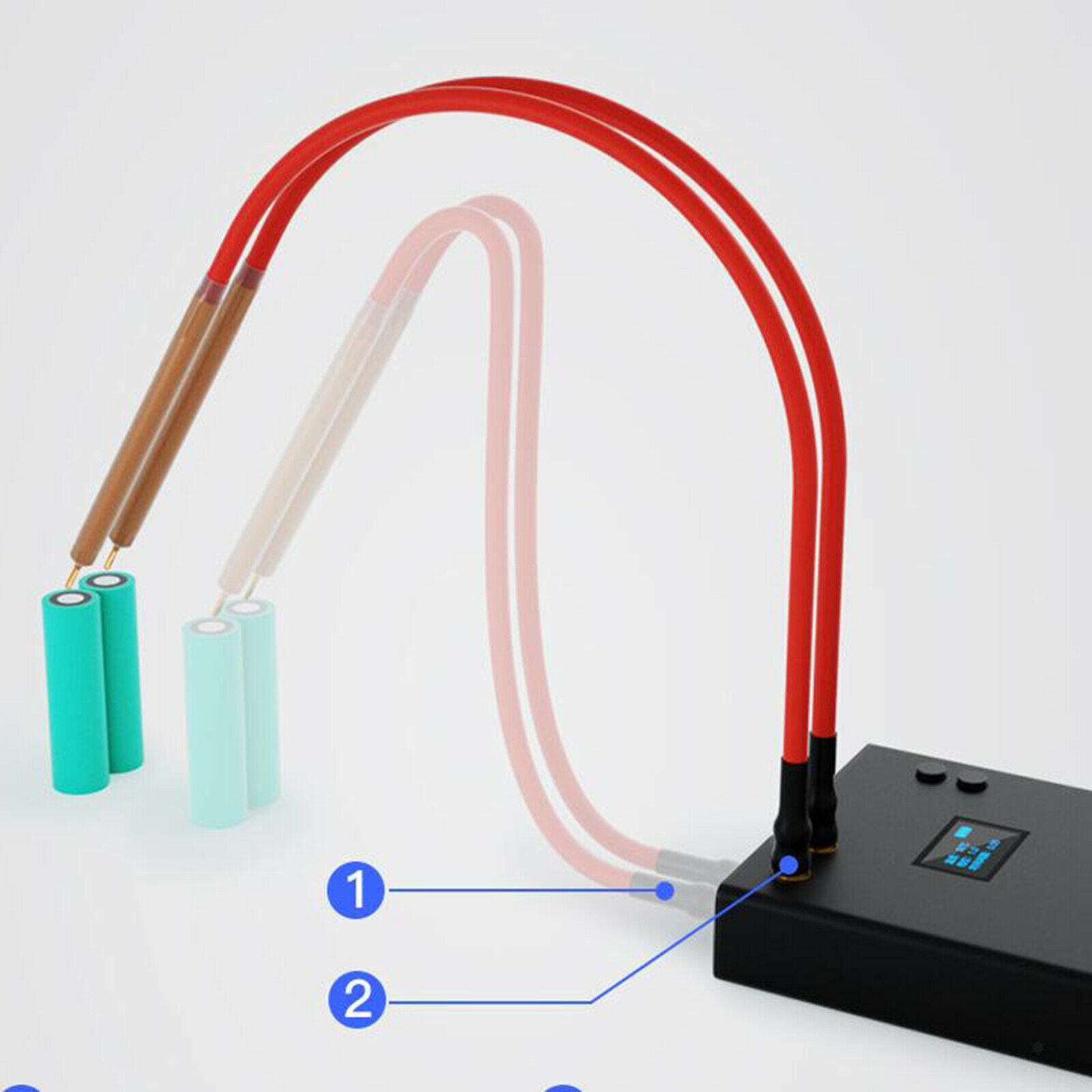 Portable DIY Spot Weld Machine with Quick Release Pen and Nickel Sheet