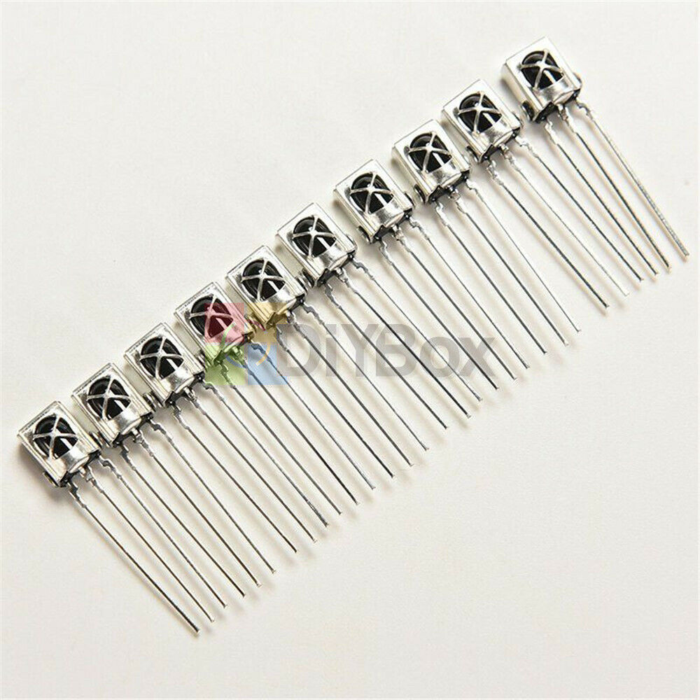 [100PCS] TL1838 VS1838B HX1838 Universal Infrared Receiver with Metal case A857