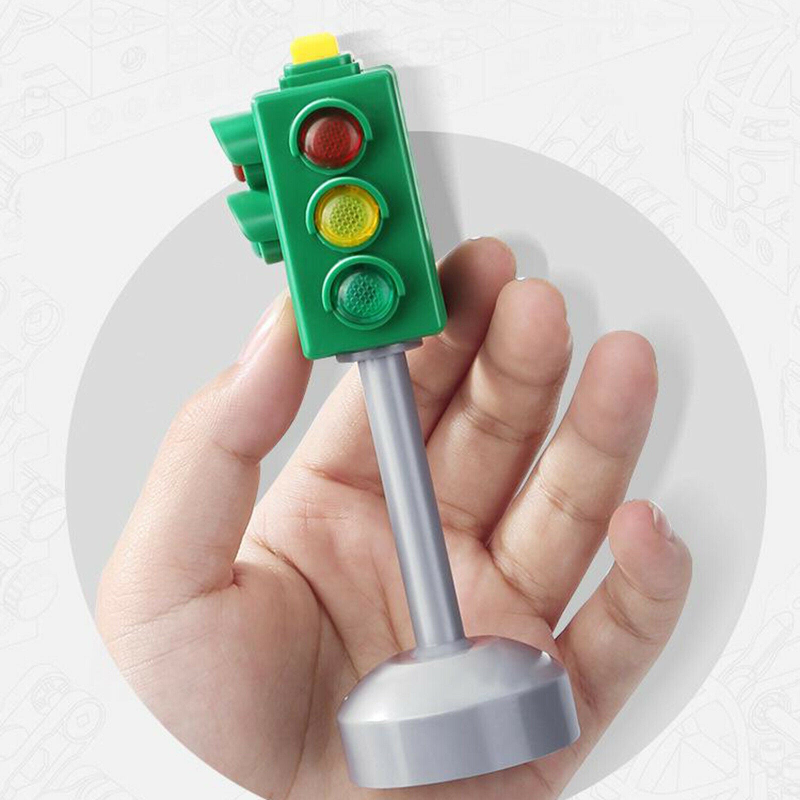 Mini Simualtion Traffic Light Stop Light Road Sign Educational Child Toys