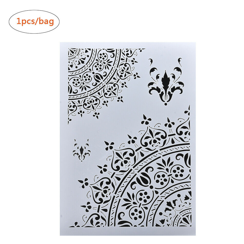 DIY Craft Mandala Stencils Template For Walls Painting Scrapbooking Stamping New