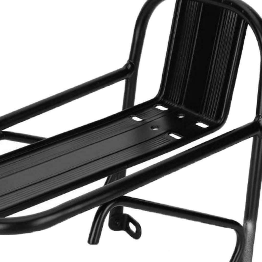 Alum Alloy Bike Front Rack Cargo Rack Panniers 15KG Load  Equipmet Black