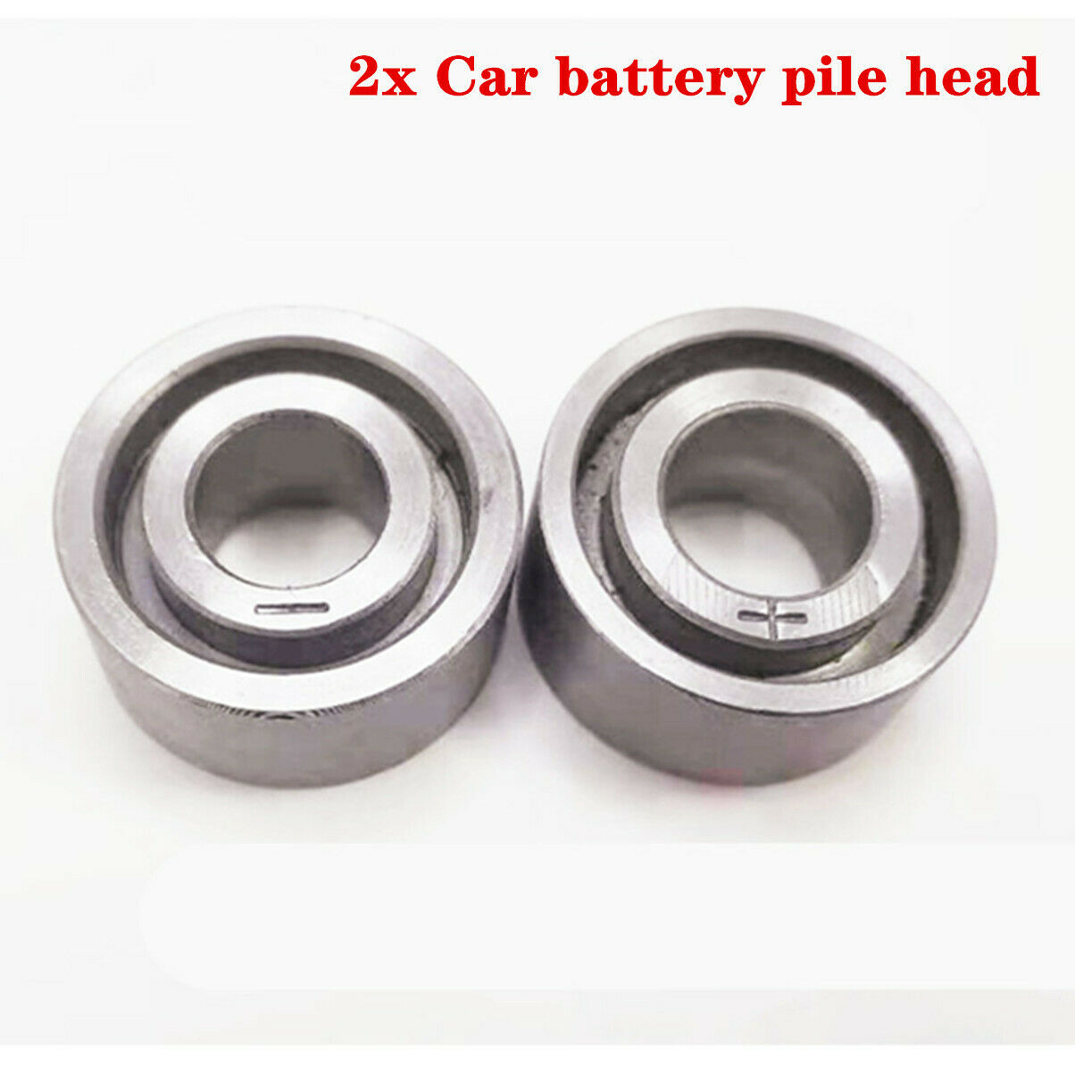 2x Car battery pile head die connector abrasive card terminal block wiring pile