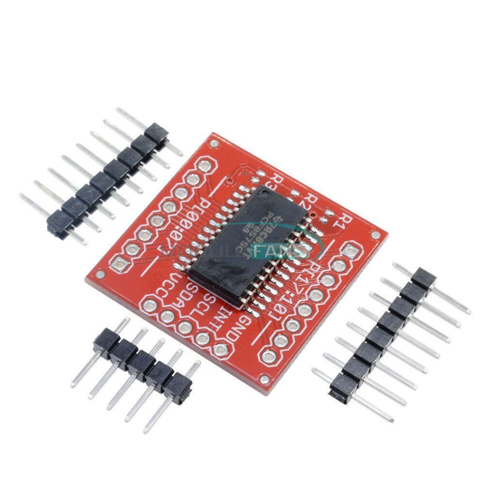 16 bit SMBus I/O ports PCF8575 IIC I2C I/O Extension Shield Module  For Arduino