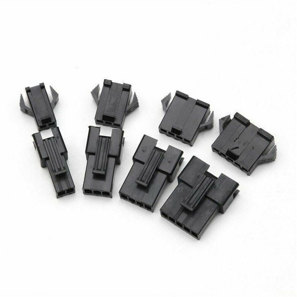 200 x /Box 2/3/4/5Pin JST-2.54mm Terminal Wire Connector Cable Plug W/ Box AU