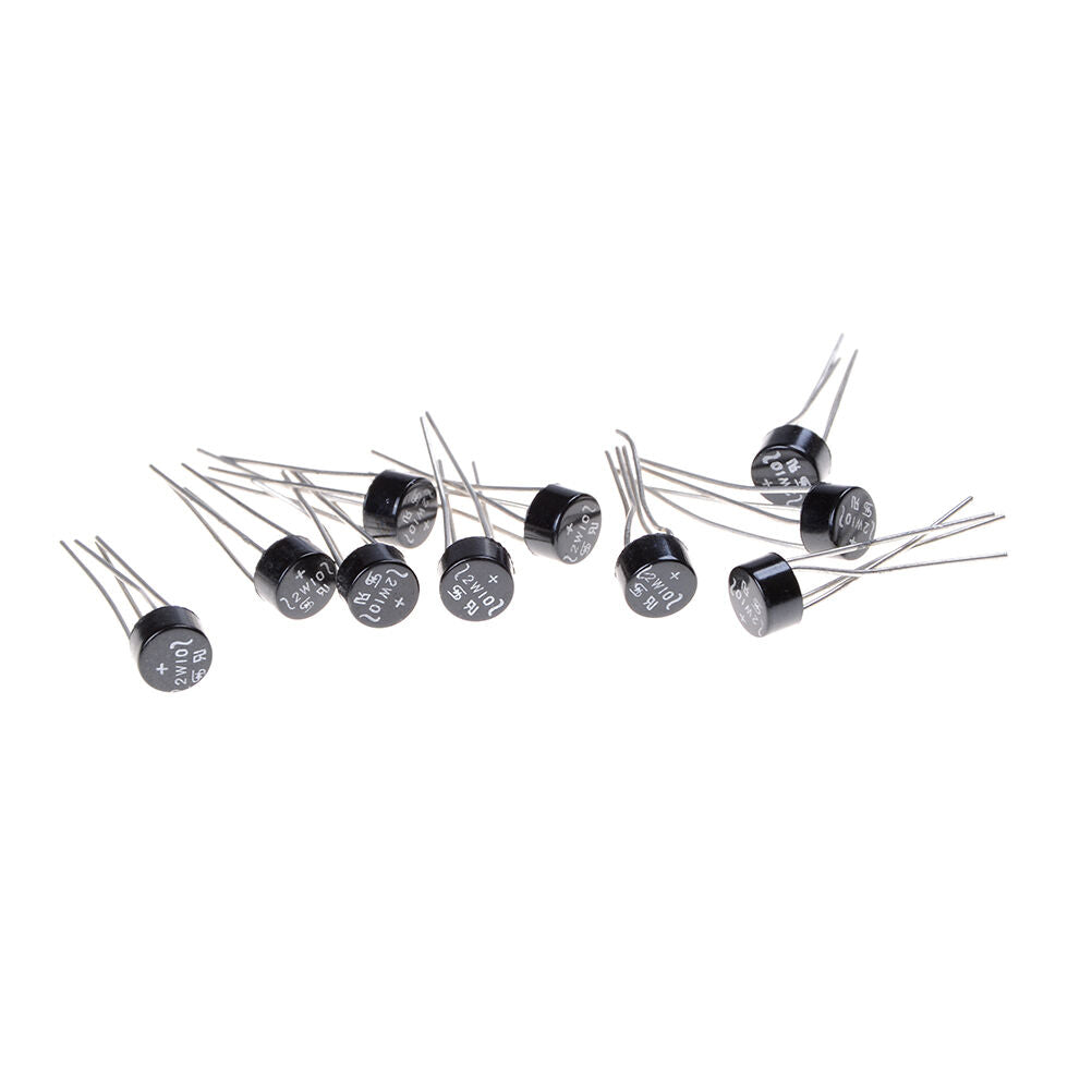 10Pcs/set 2W10 2A/1000V Bridge Diode Rectifier Ne.l8