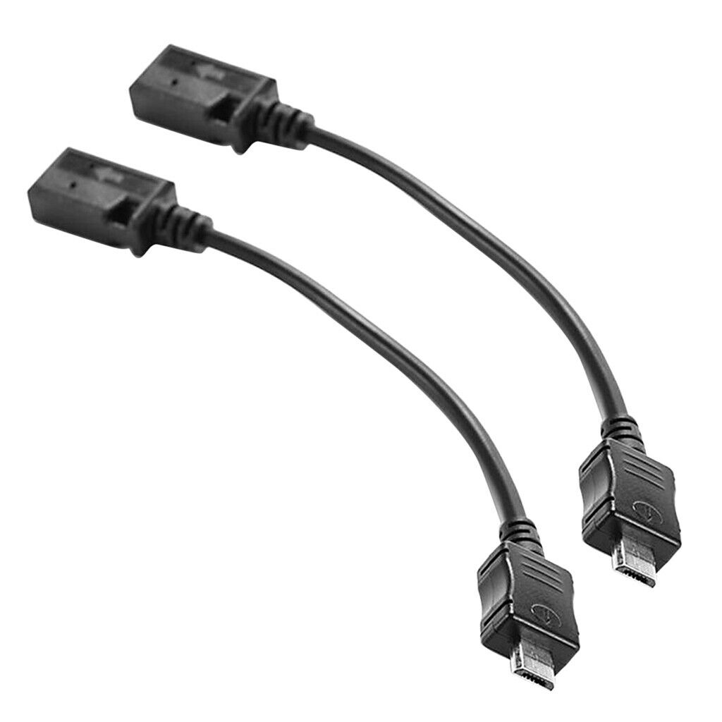 2x Mini USB Female to Micro USB Male Converter Adapter Cable Charging Data