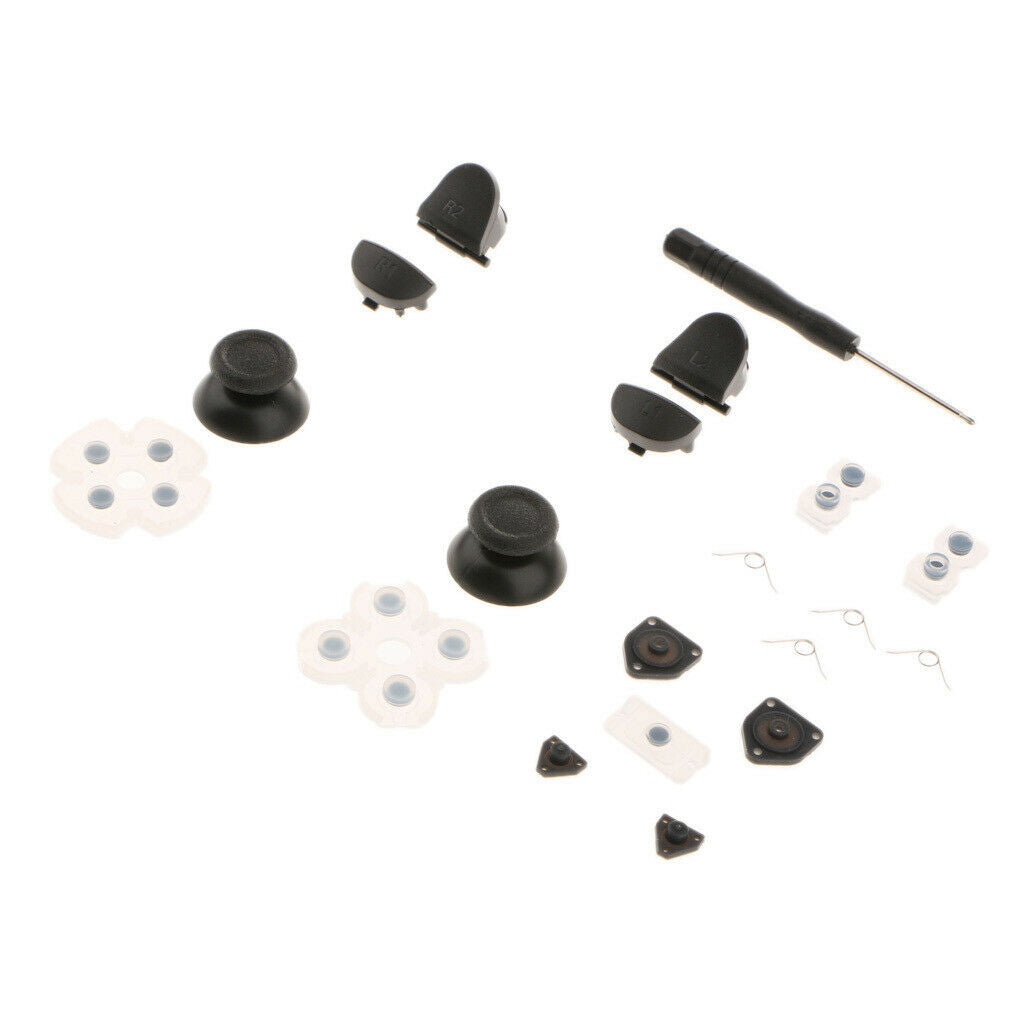2x L1 R1 L2 R2   Spring Buttons Joystick Repair Set for PS4 Controller