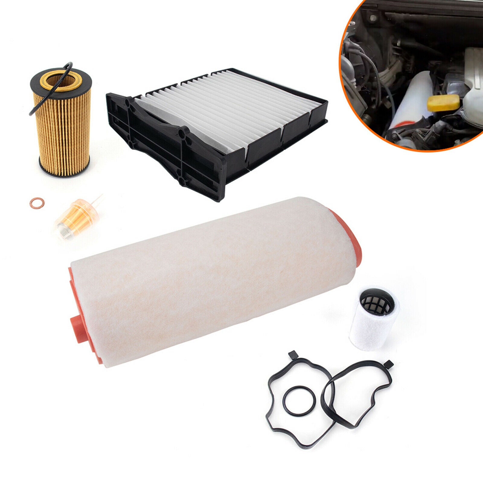 1Set 5-in-1 Filter Kit Replacement Suit for Freelander 1 2.0 TD4 2000-2006