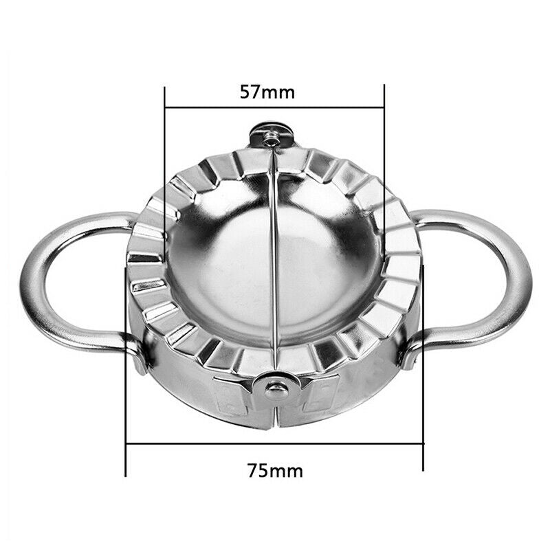 2pcs/set Stainless Steel Dumpling Mould Making Mold Mould Baking AccessoriesBDA