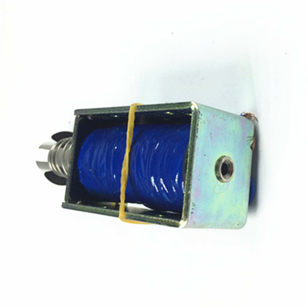 24V Pull Hold/Release 10mm Stroke 7.4Kg Force Electromagnet Solenoid Actuator