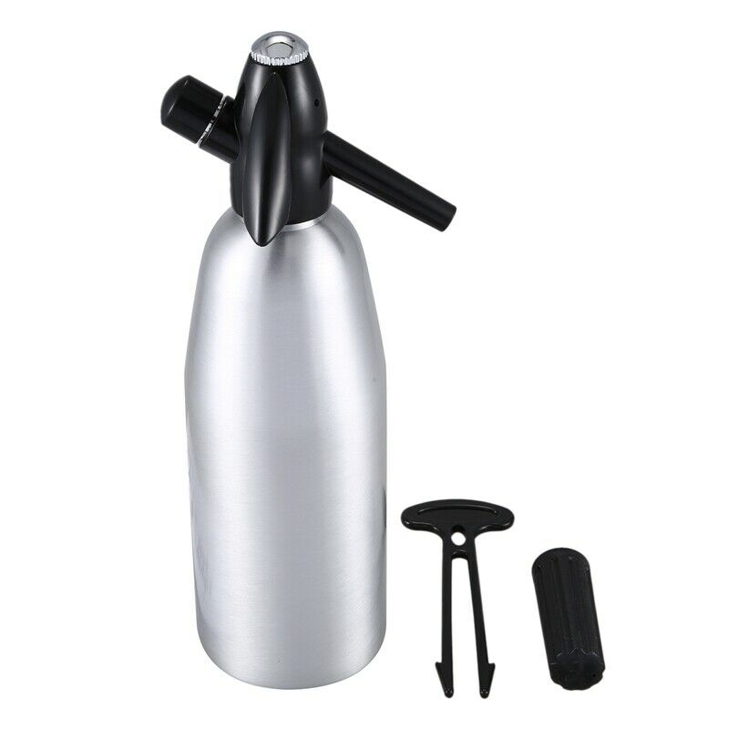 Diy Soda Water Siphon Home Drink Juice Machine Bar  Soda Syphon Maker Steel BoU4