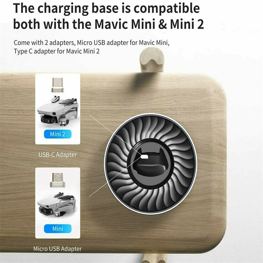 Charging Base Battery Charger Station For DJI Mavic Mini & Mini 2 Drone