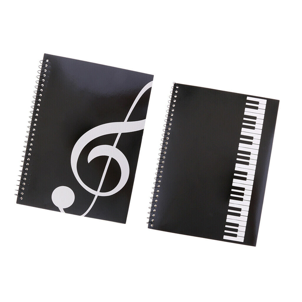 Notebook Paper Diary Book Travel Journal Notebook Music Notes Pattern