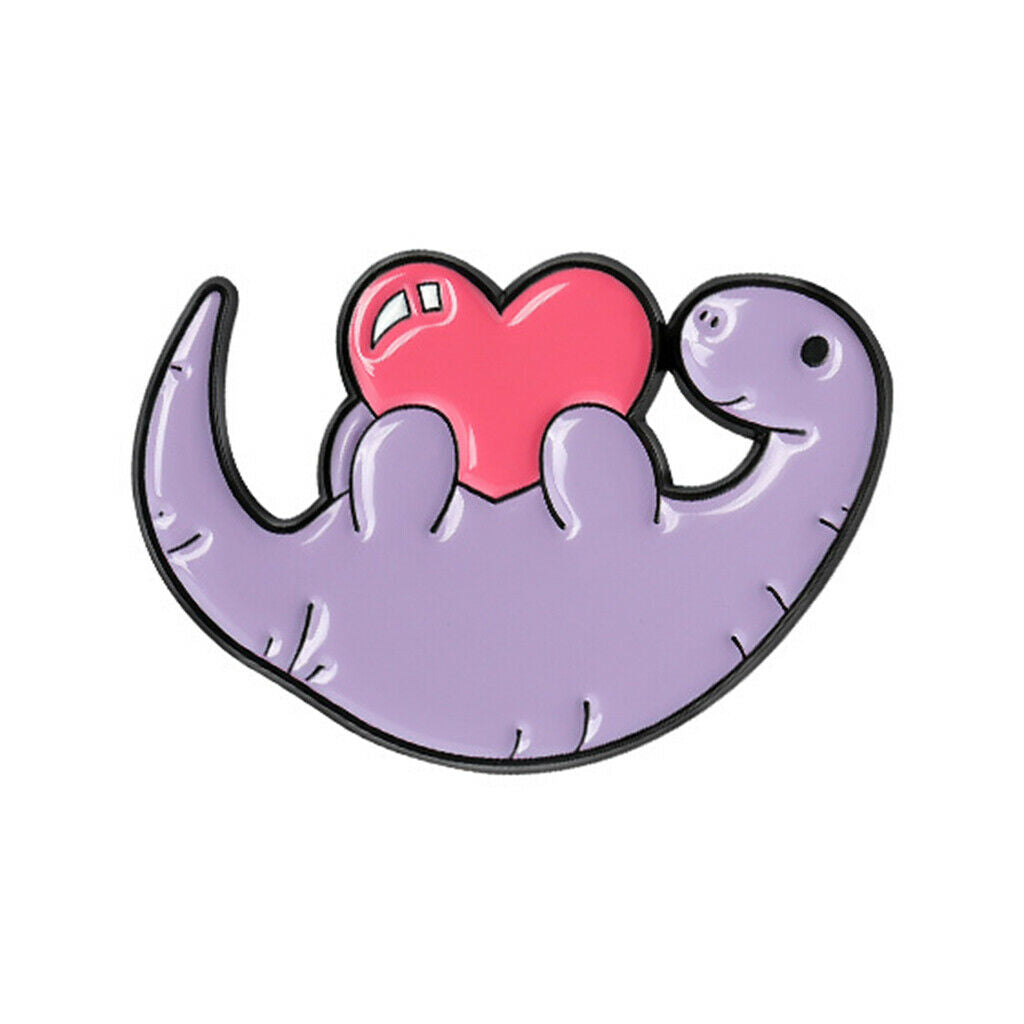 Dinosaur Enamel Pins Enamel Pin Set Brooches Pin for Clothing Bags Jackets
