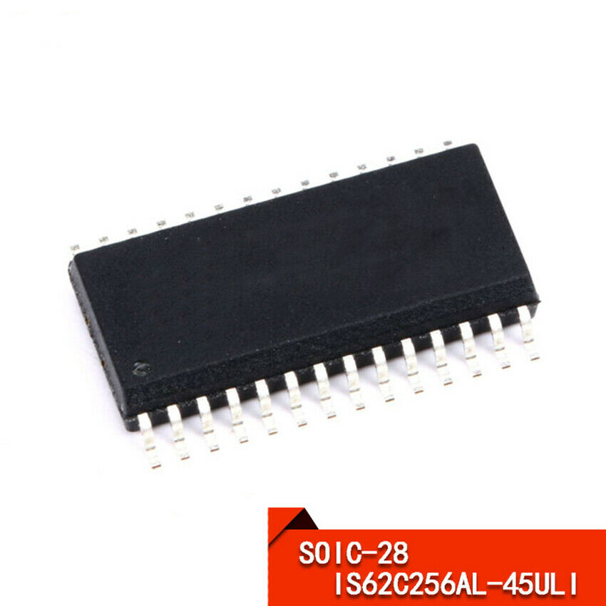 256Kb (32K x 8) Low Power CMOS Static RAM IS62C256AL-45ULI SOP-28 45NS SRAM
