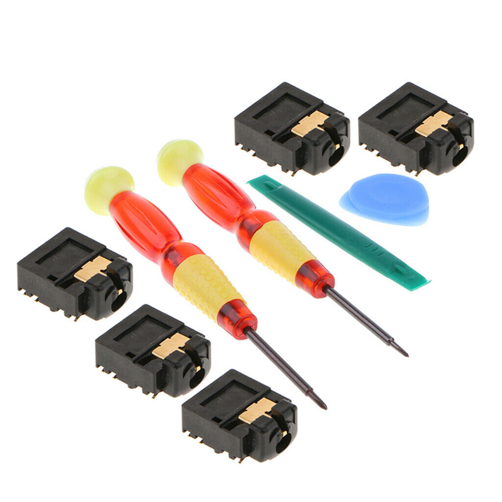 5X 3.5mm Audio Port for   one Controller & Disassemble Screwdriver Repair Kit