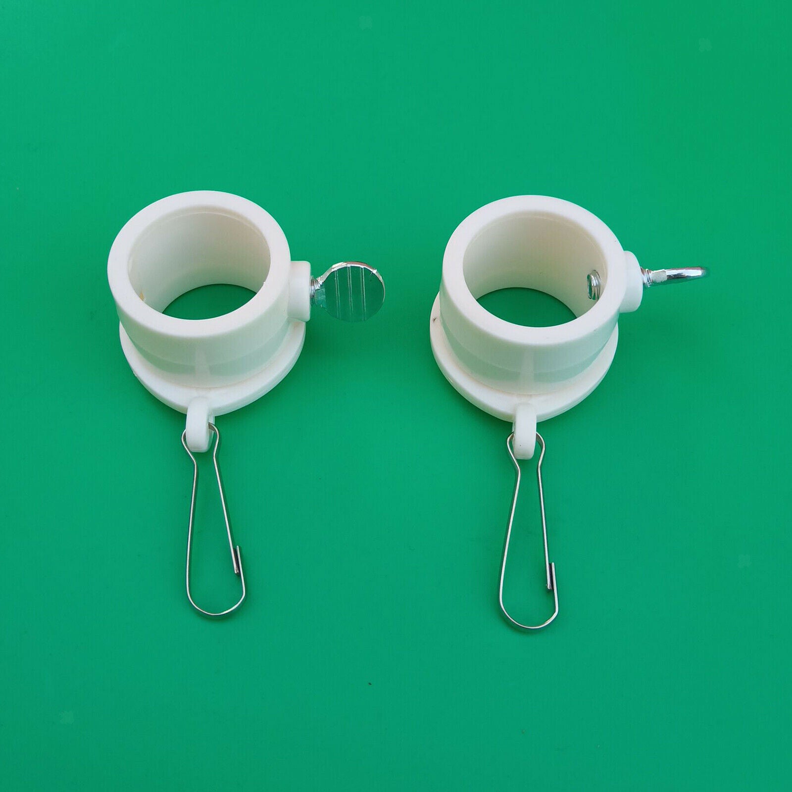 4 Pairs Flagpole Mounting Rings Anti Wrap Grommet Clip for 1'' Flag Poles