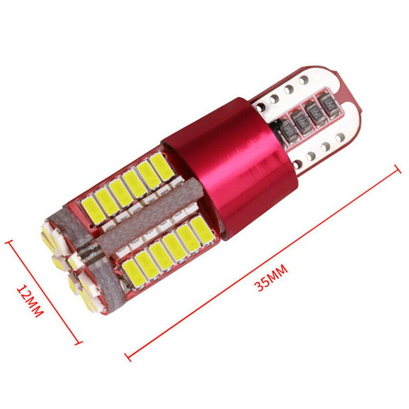 2Pcs T10 57SMD Strobe Blink 3014 LED Canbus Error Free Parking Light Wedg.l8