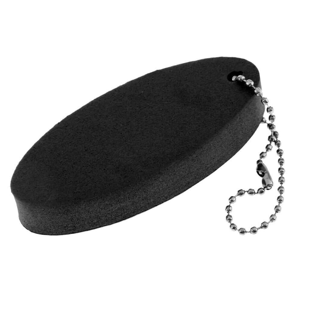2 Pieces Yellow And Black Floating Keychains Oval Shape Pendant Unisex Fashion