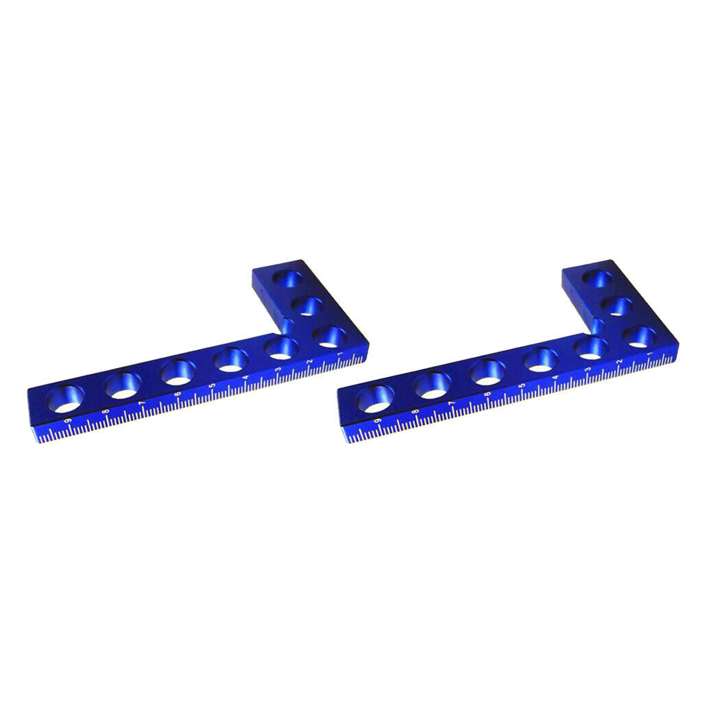 Set of 2 4inch Metal Right Angle Clamps 90Â° Metric for Picture Frame Boxes