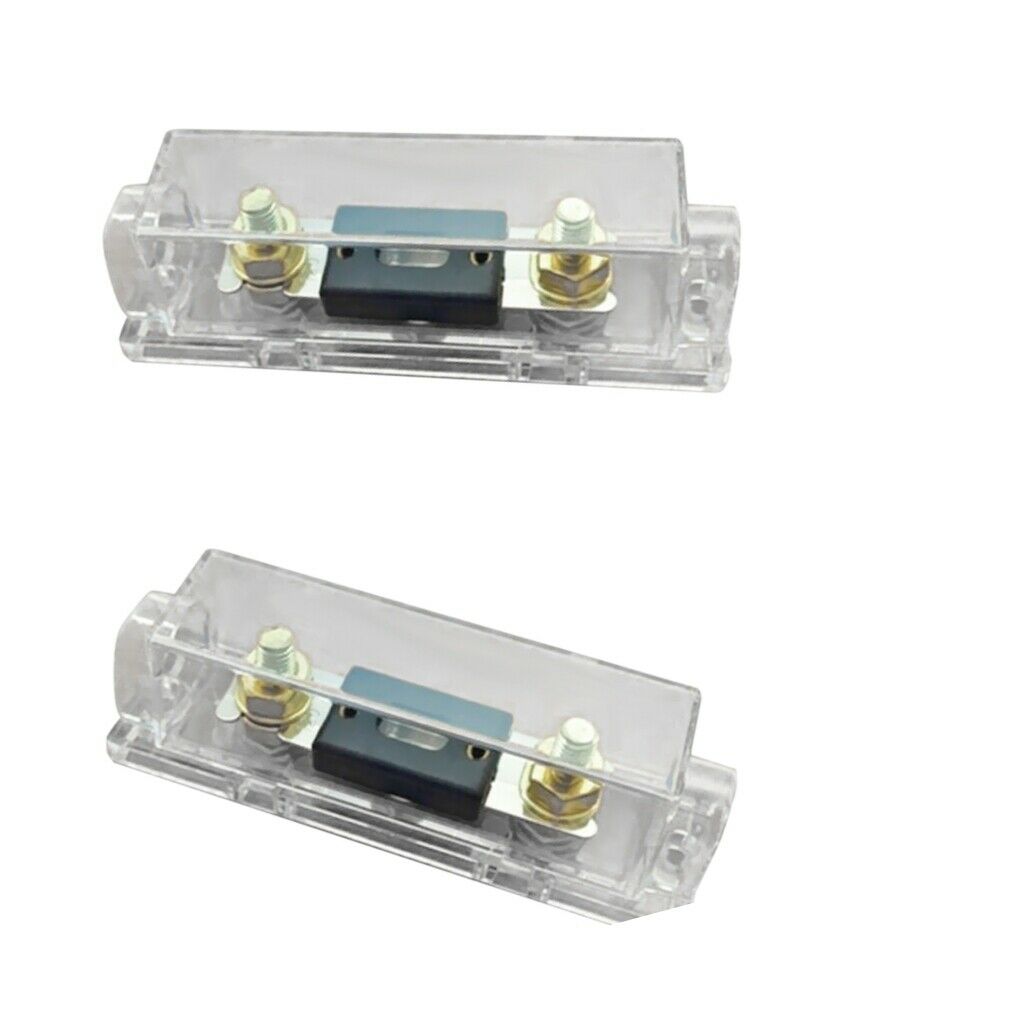 2 Pieces Car 0 4 8 Gauge Inline ANL Fuse Holder Box with 100A ANL Fuse