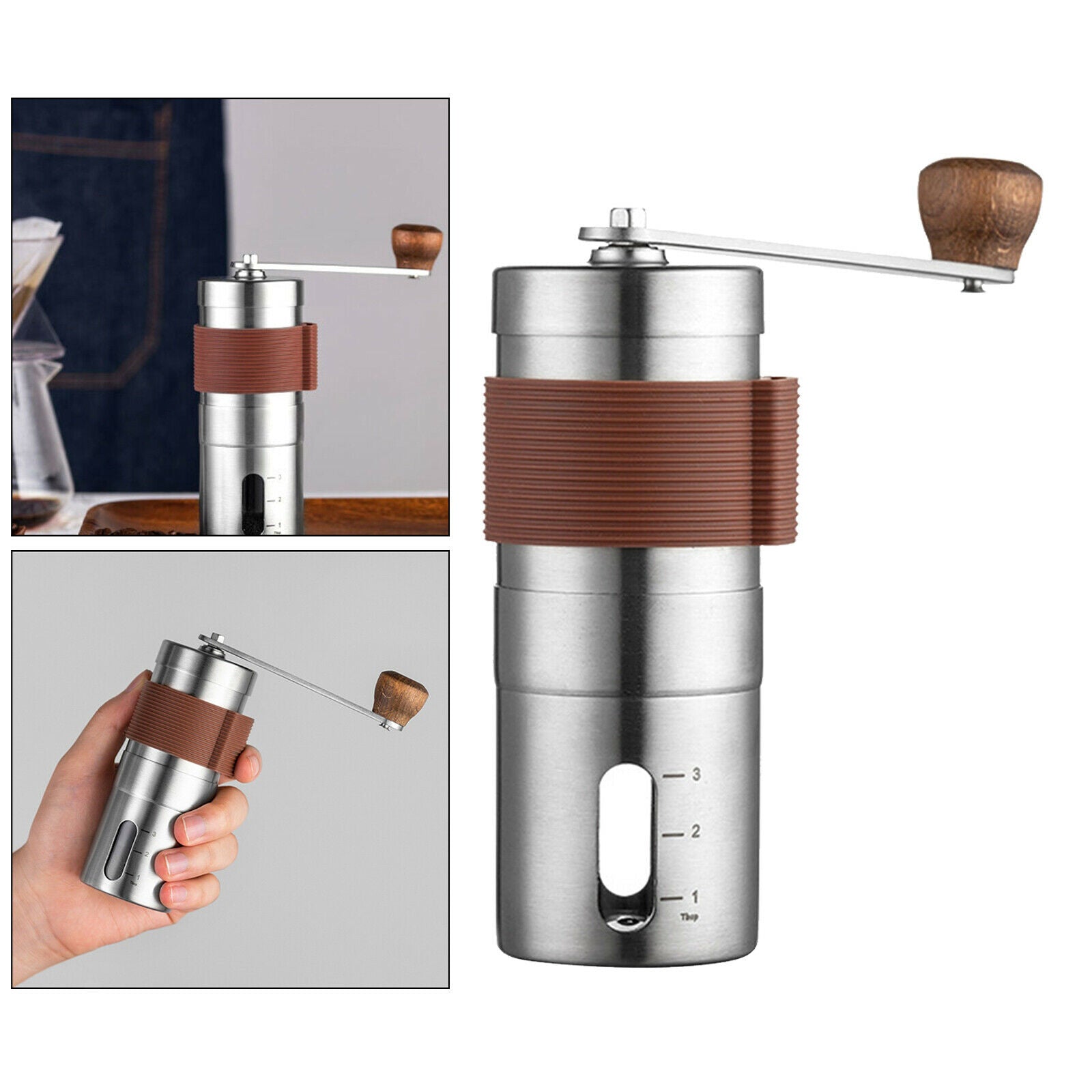 45mm Manual Coffee Grinder Handheld for Drip Coffee Espresso Press Office