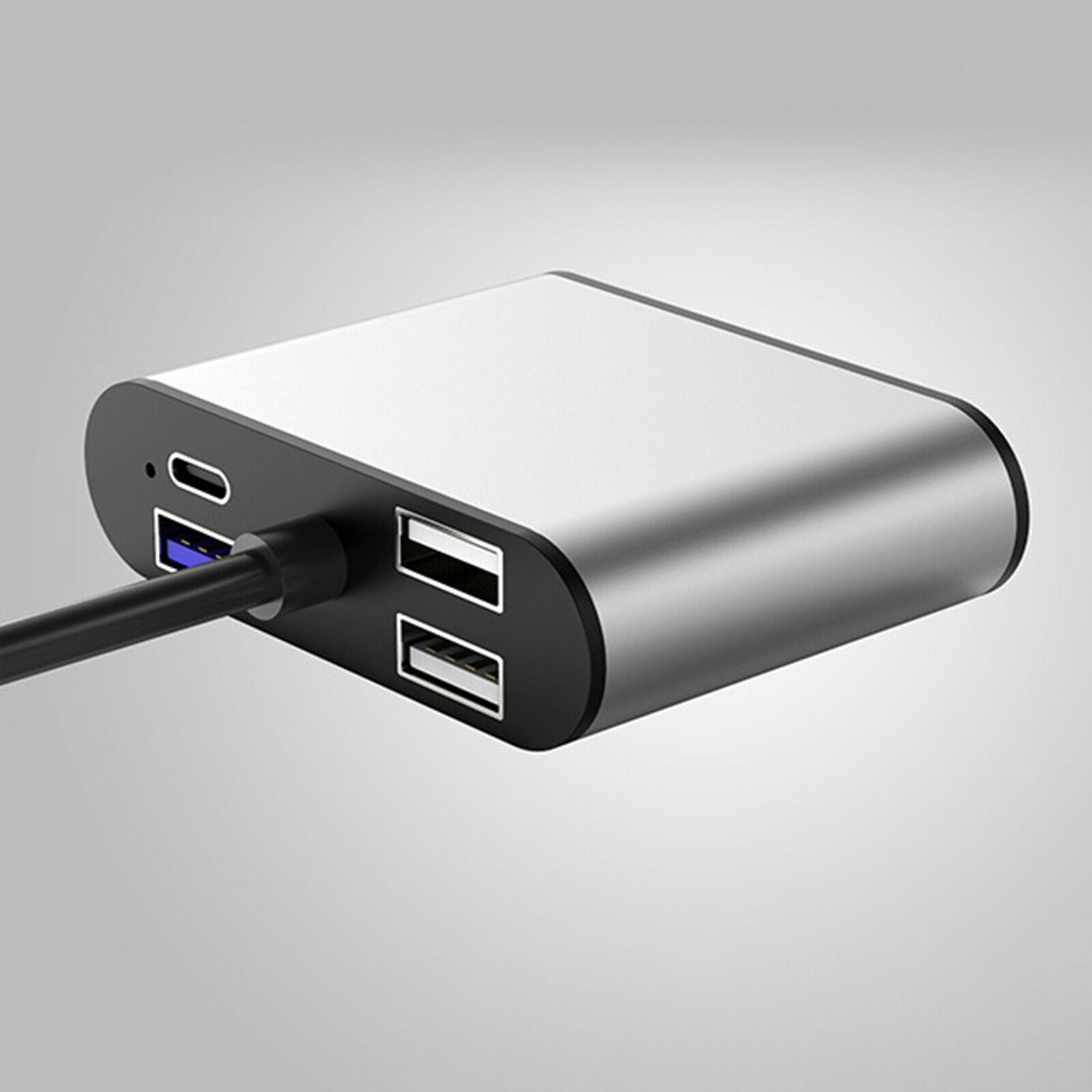 USB C Hub Adapter - 8 in 1 Portable Dongle with 4K   Output, USB 3.0 Ports,