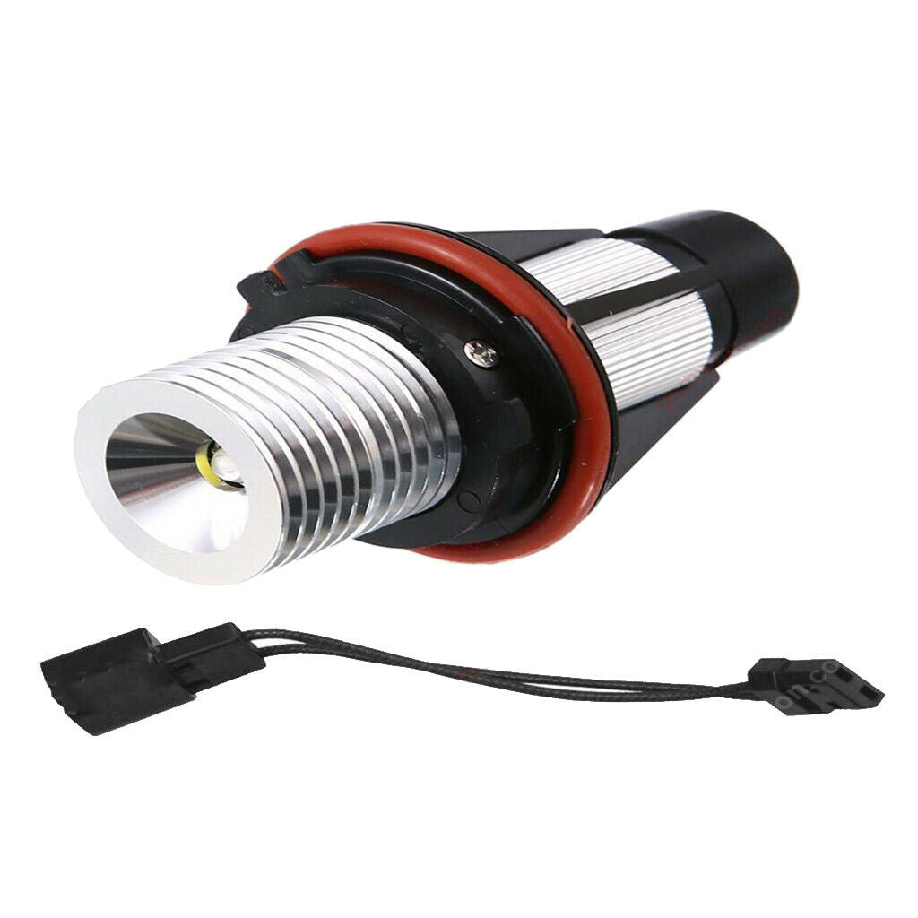 2x 10W Car Angel Eye LED Headlight For BMW E39 E59 E53 E60 E31 E63 E64
