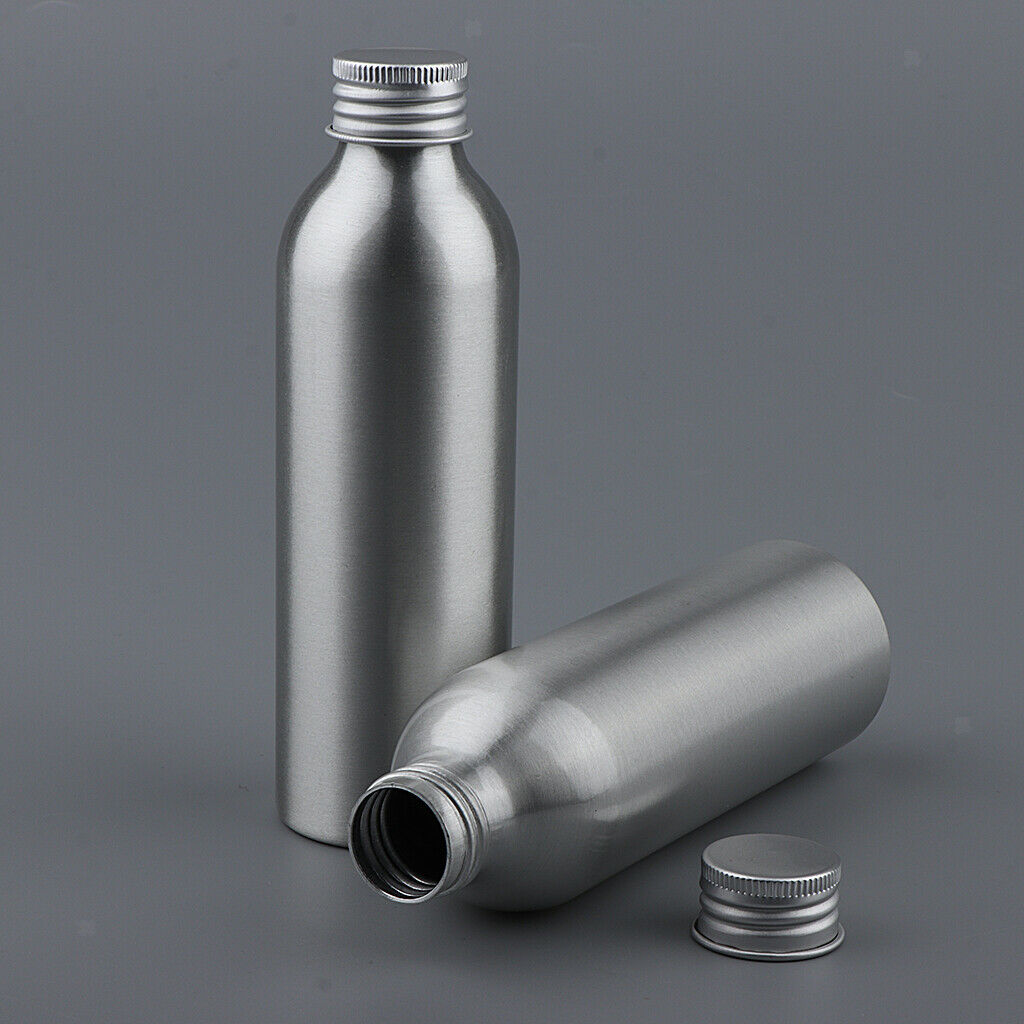 Empty Metal Bottles Makeup Container with Screw Lid for Homemade Beauty