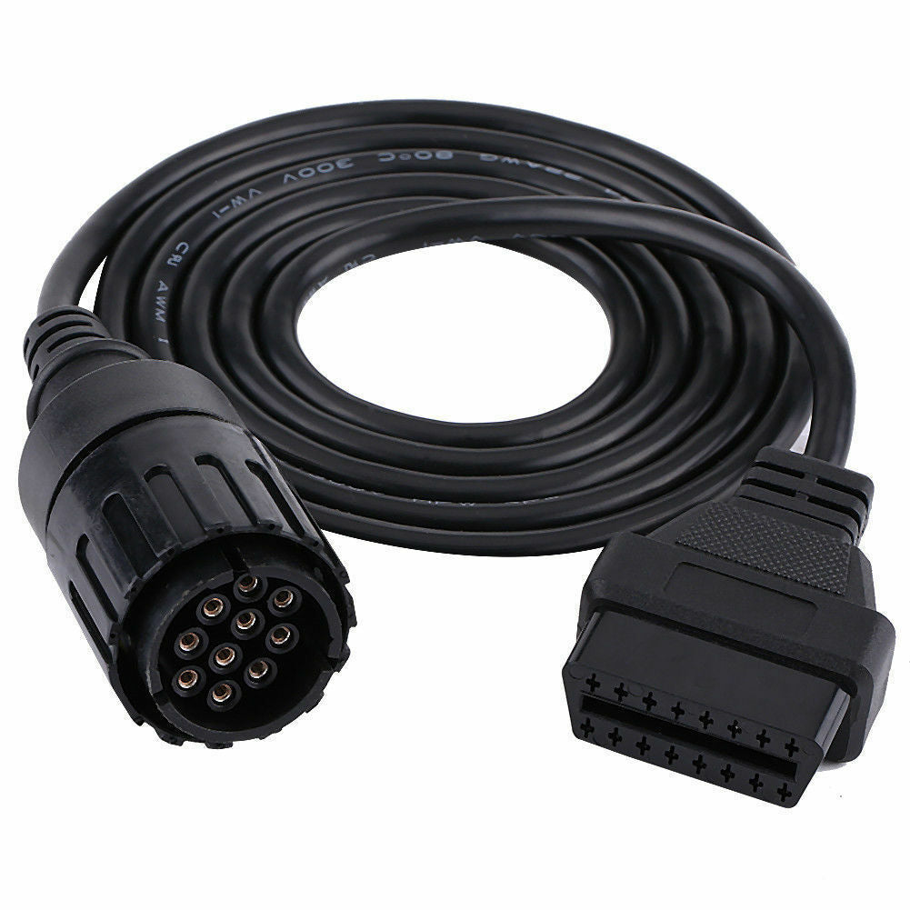 10 Pin To 16 pin OBD2 Connector Adapter Diagnostic Extension Cable (S200)