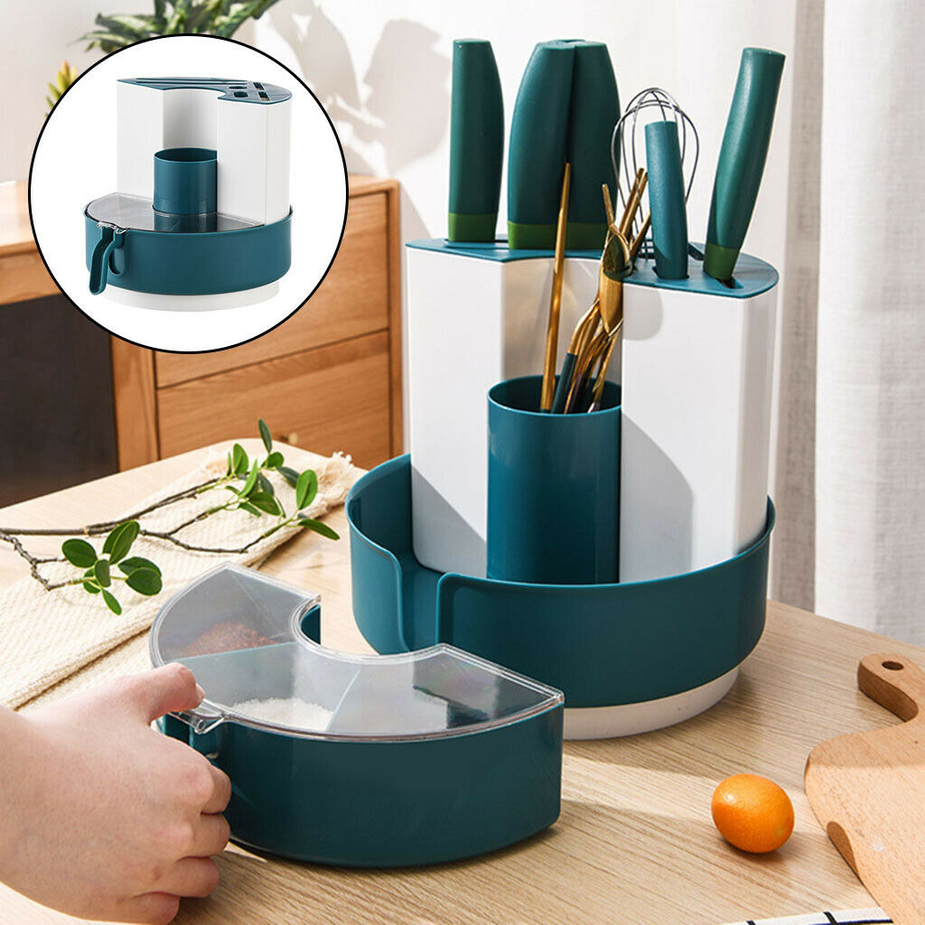 Storage Rack Tableware Multifunction Seasoning Box Kitchen Shelf for Cutlery