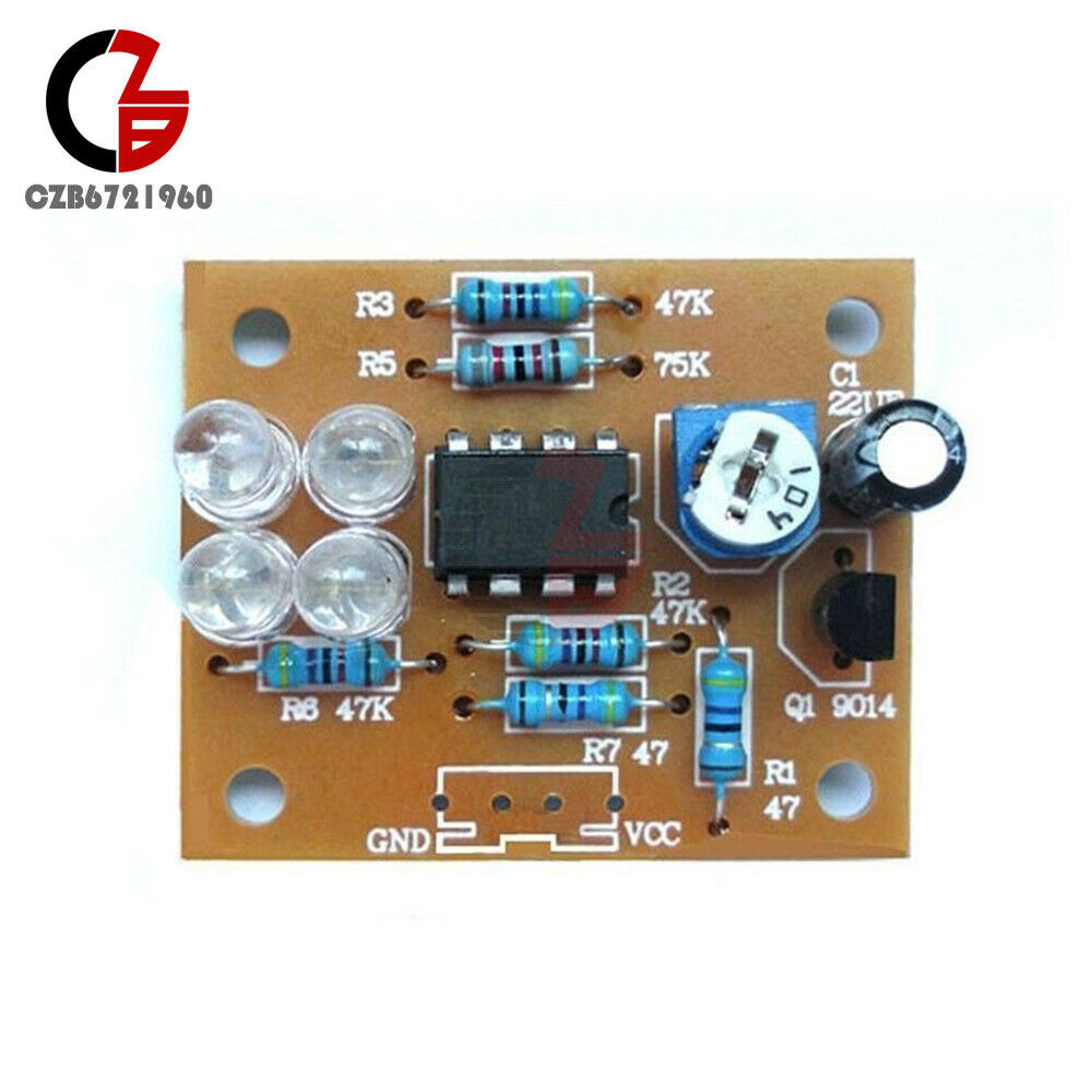 5PCS LM358 breathing light parts electronic DIY fun making kit flashing lamp