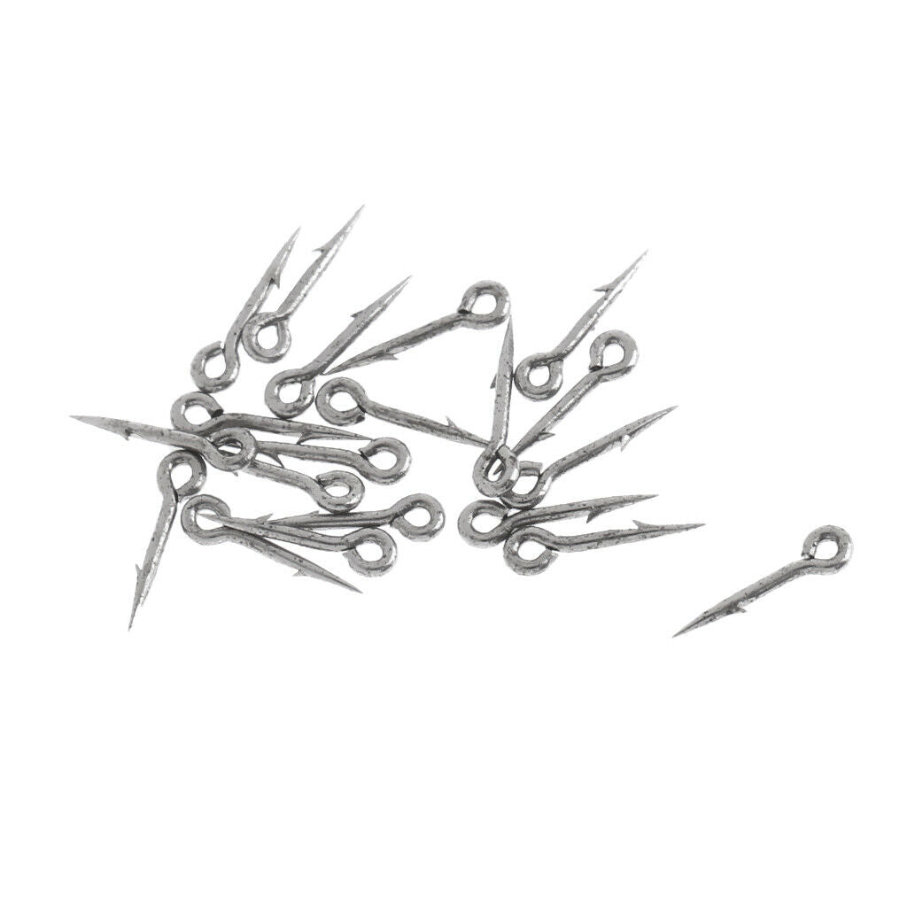 20Pcs High-carbon Steel Sea Fishing Worm Hooks Fishhook Live Bait Hooks S
