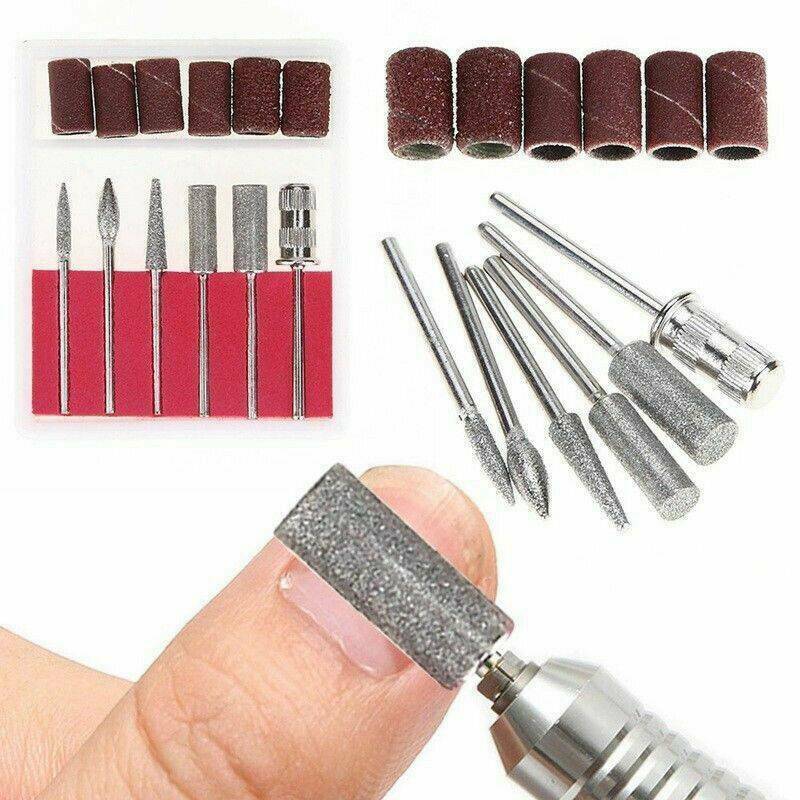 Professional Electric Nail File Drill Manicure Tool Pedicure Machine Set Pink US