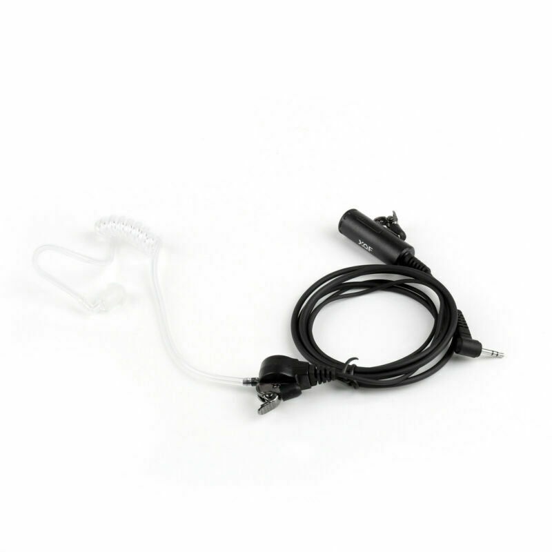 5x 2.5mm Covert Acoustic Tube Headset Mic VOX PTT For  T6200 Radio  AT2