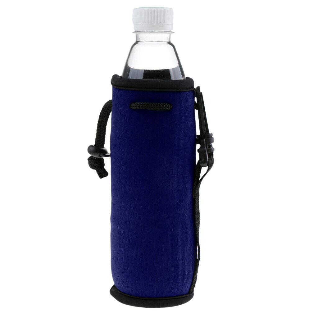 2 Piece Protable Water Drink Bottle Cooler Carrier Neoprene Insulated Cover