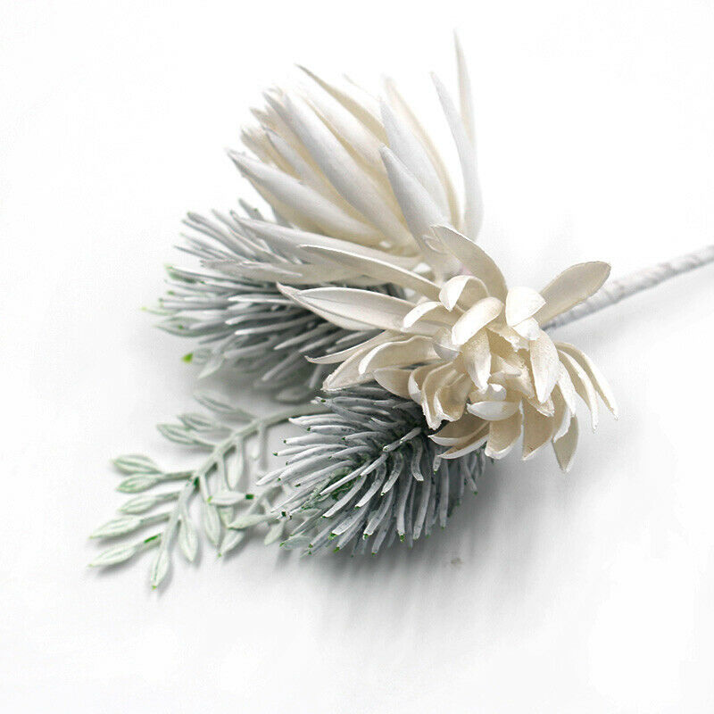1Pc Artificial Flowers Pine Grass Flower Wedding Craft Scrapbook Christmas.l8